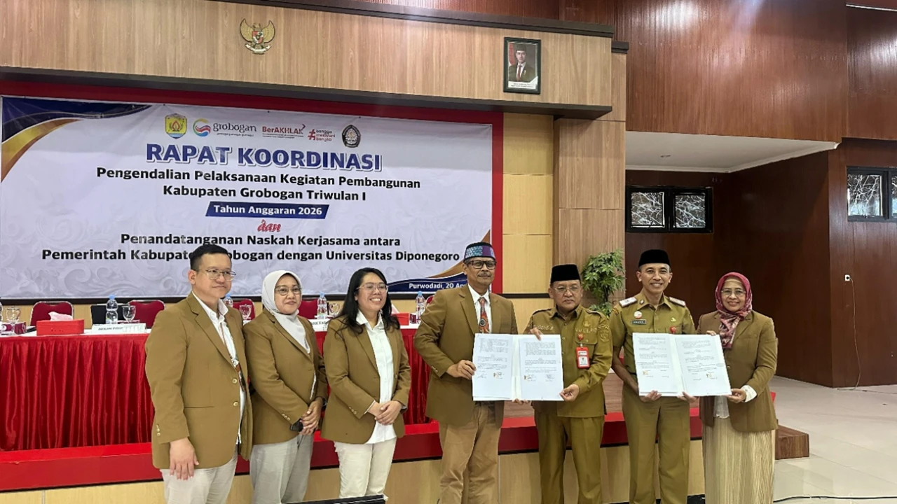 FISIP UNDIP dan Pemkab Grobogan Buka Peluang Pendidikan S2 dan S3 bagi Aparatur Daerah